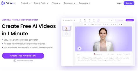 videoz|Vidnoz AI: Create FREE AI Videos 10X Faster Online